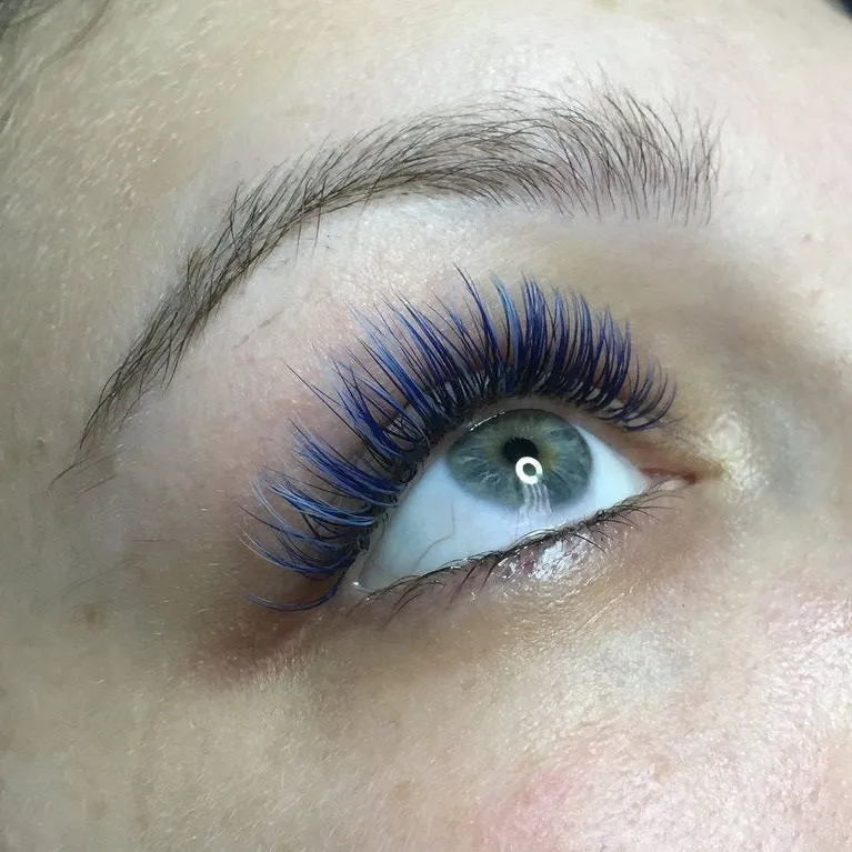 Muse Illusion Color lashes for eyelash extensions MIX-C-0.07, IRIS