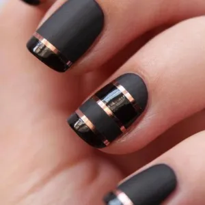 Nail art design foil tape stripes extra fine, GOLD