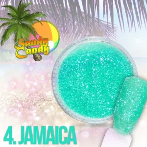Nail art design glitters, JAMAICA
