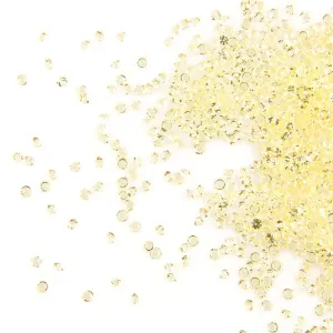 Nail decoration mini pixie diamond crystals 1 mm, JONQUIL