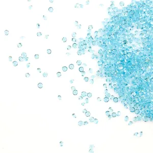 Nail decoration mini pixie diamond crystals 1 mm, LIGHT SAPPHIRE