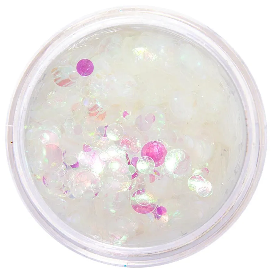 Nail design confetti round sequins, HOLOGRAPHIC