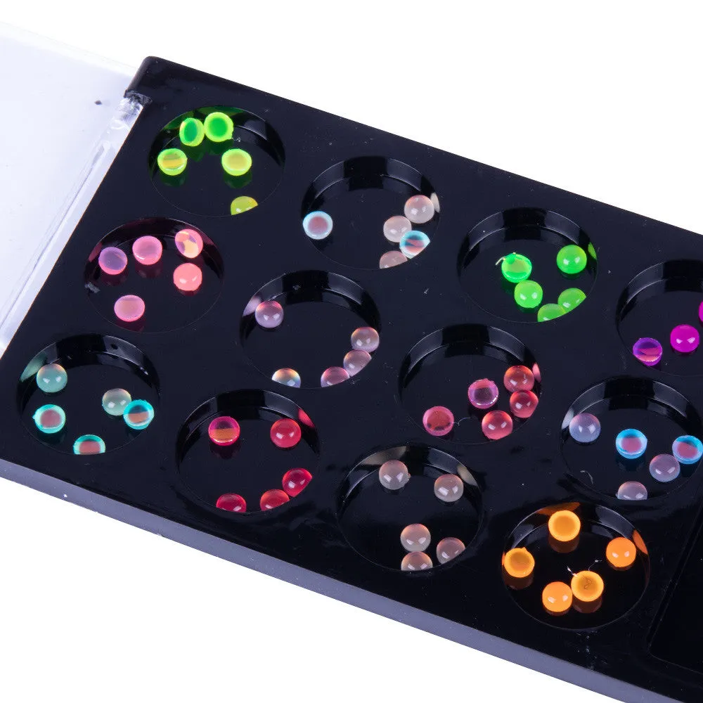Nail design glass drops, MIX of colors
