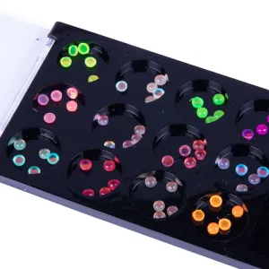 Nail design glass drops, MIX of colors