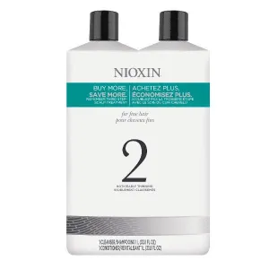 Nioxin System 2 Cleanser & Scalp Therapy Liter Duo by Nioxin