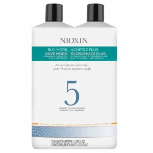 Nioxin System 5 Cleanser & Scalp Therapy Liter Duo by Nioxin