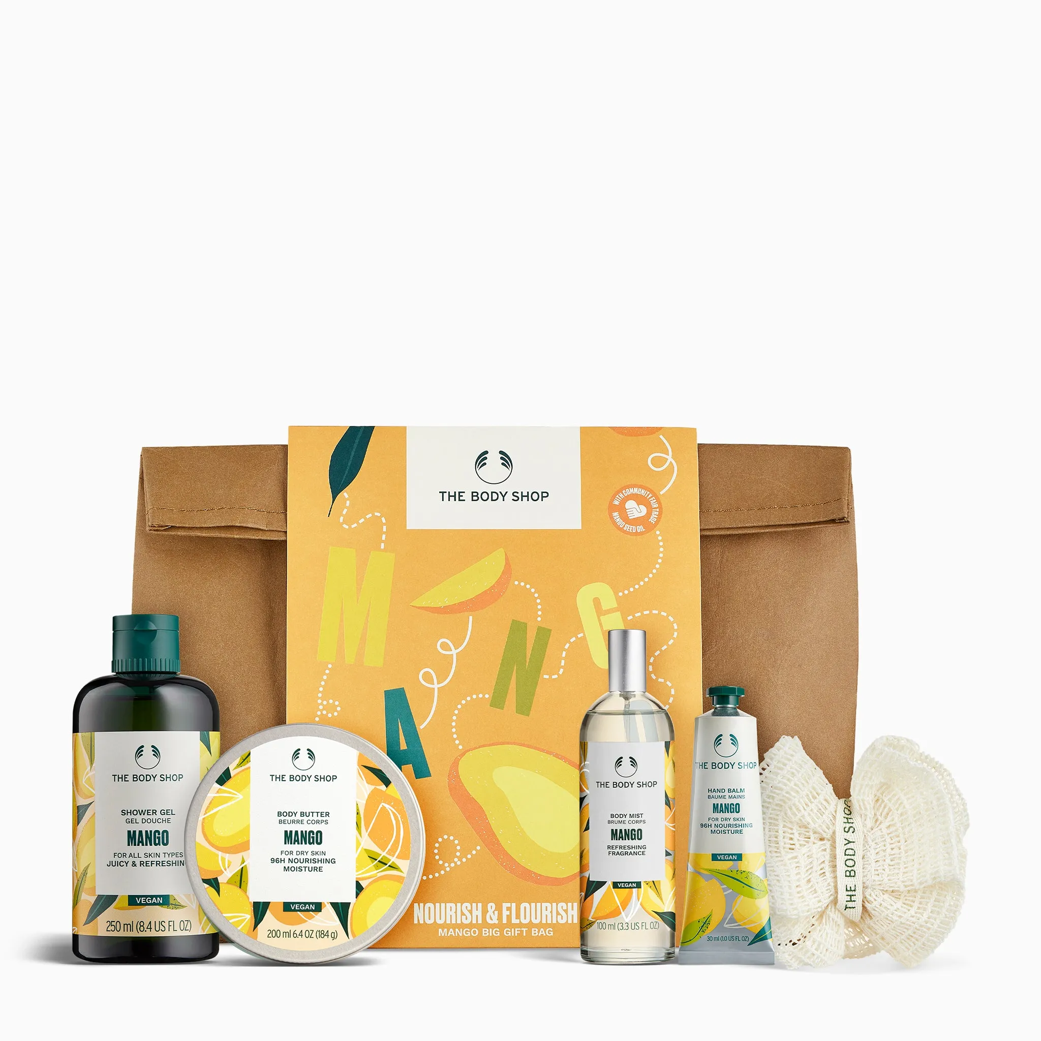 Nourish & Flourish Mango Big Gift Bag The Body Shop