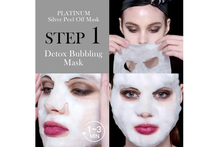 O.M.G.! 
Platinum Silver Facial Mask Kit