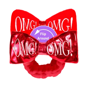 Omg! Reversible Mega Hairband (Red)