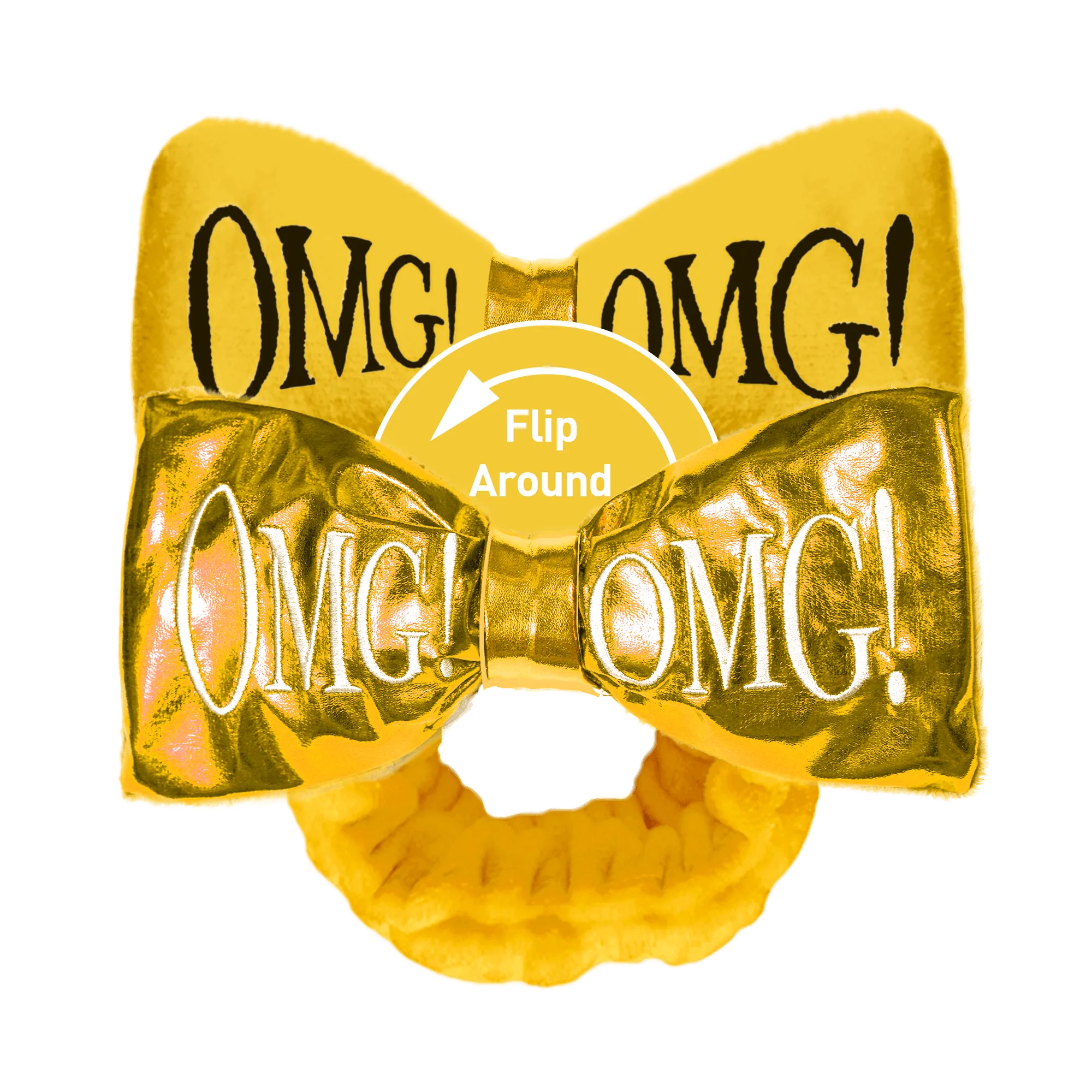 Omg! Reversible Mega Hairband (Yellow)
