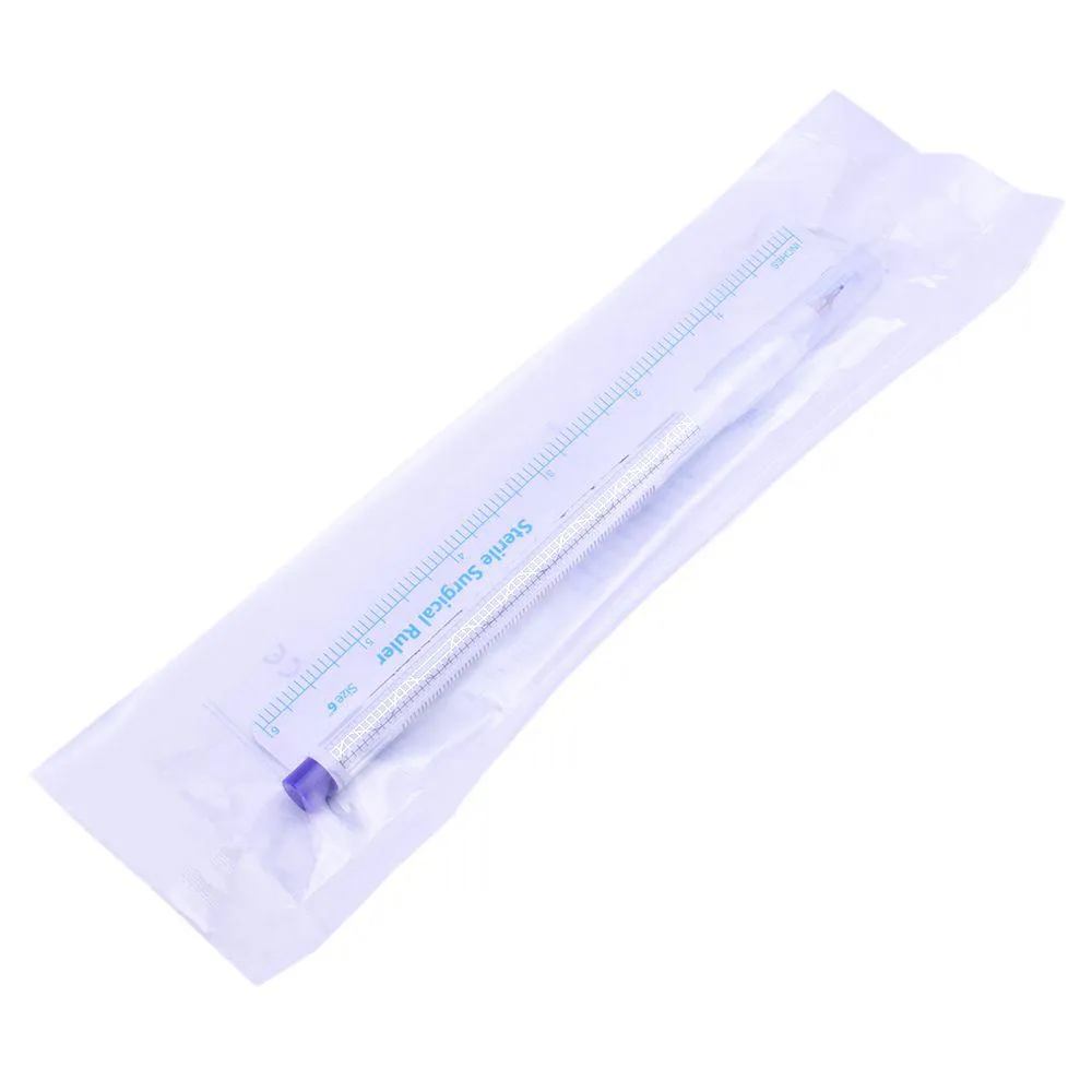 One sided Surgical Skin Marker   Ruler by TONDAUS, white