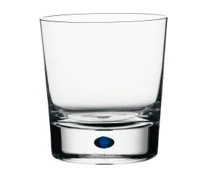 Orrefors 6257441 Intermezzo Double Old Fashioned Glass, Clear/Blue