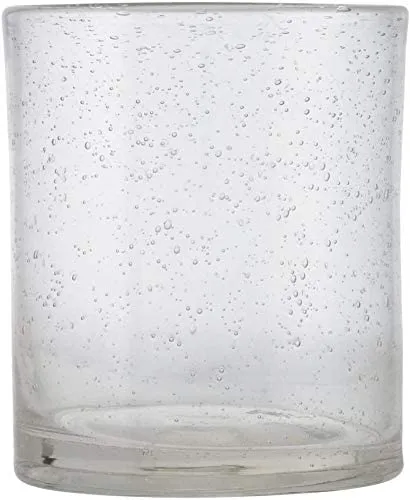 Pack of 6 Tag Bubble Double Old Fashioned Glasses, 15 Oz, Clear