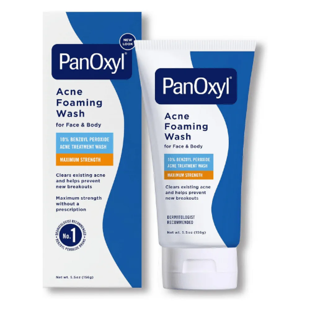Panoxyl Acne Foaming Wash 10% Benzoyl Peroxide (new package)