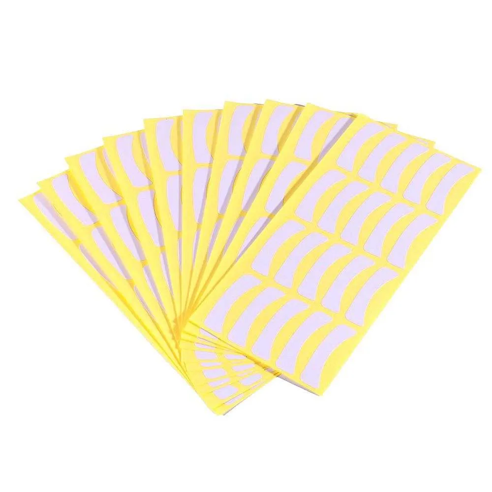 Patches for bottom eyelashes separating, paper