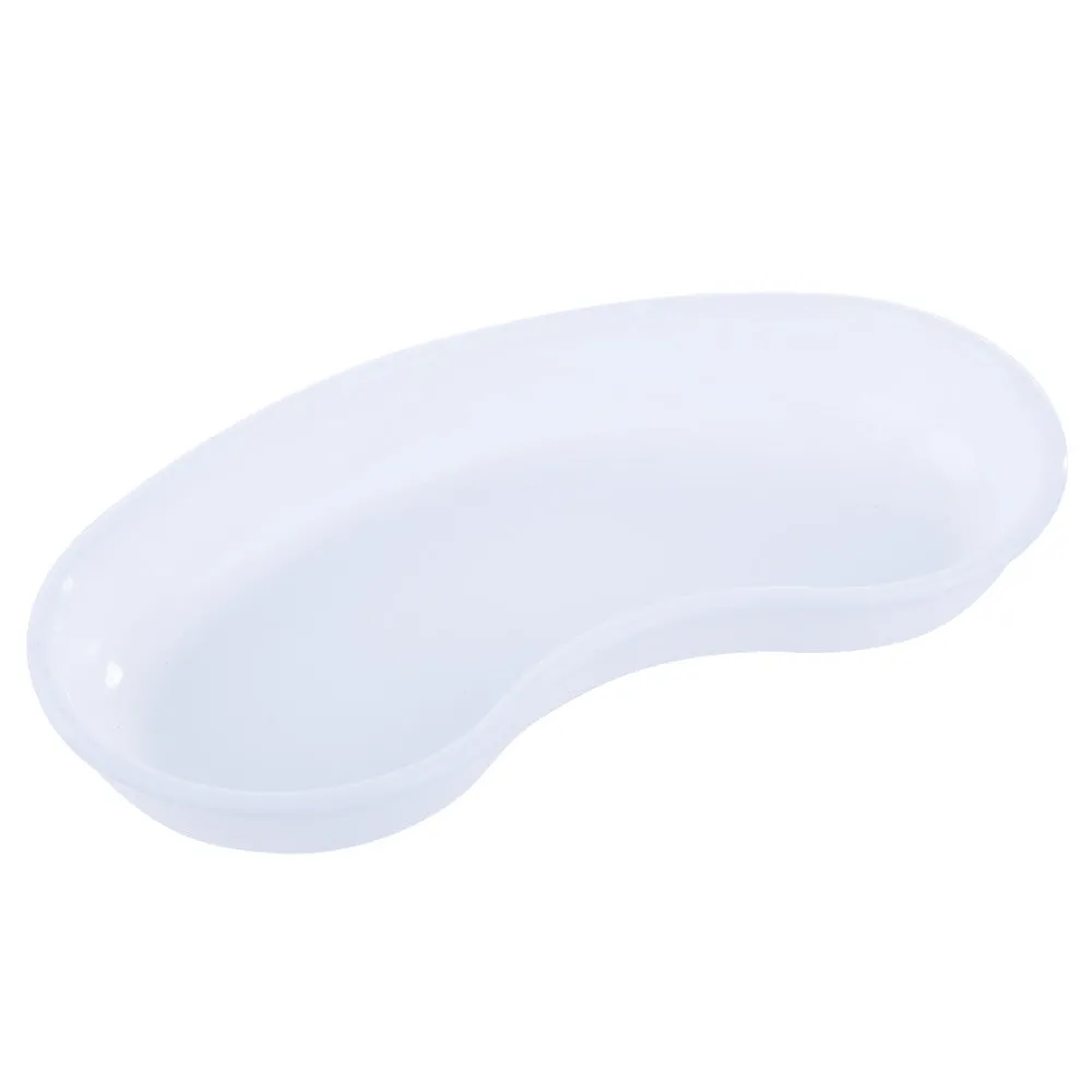 Plastic kidney jar for soaking tools WHITE, 2 sizes