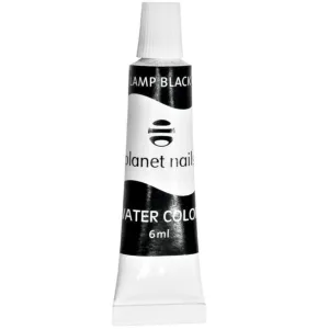 PRO acrylic water nail art paint 6 ml, BLACK