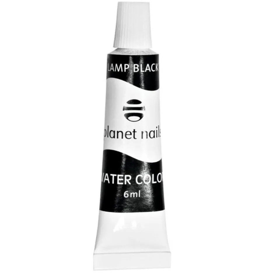 PRO acrylic water nail art paint 6 ml, BLACK