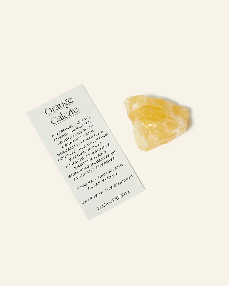 Raw Orange Calcite
