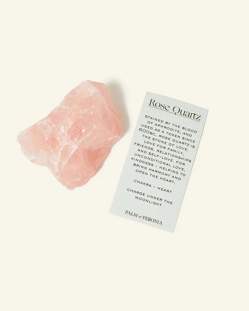 Raw Rose Quartz
