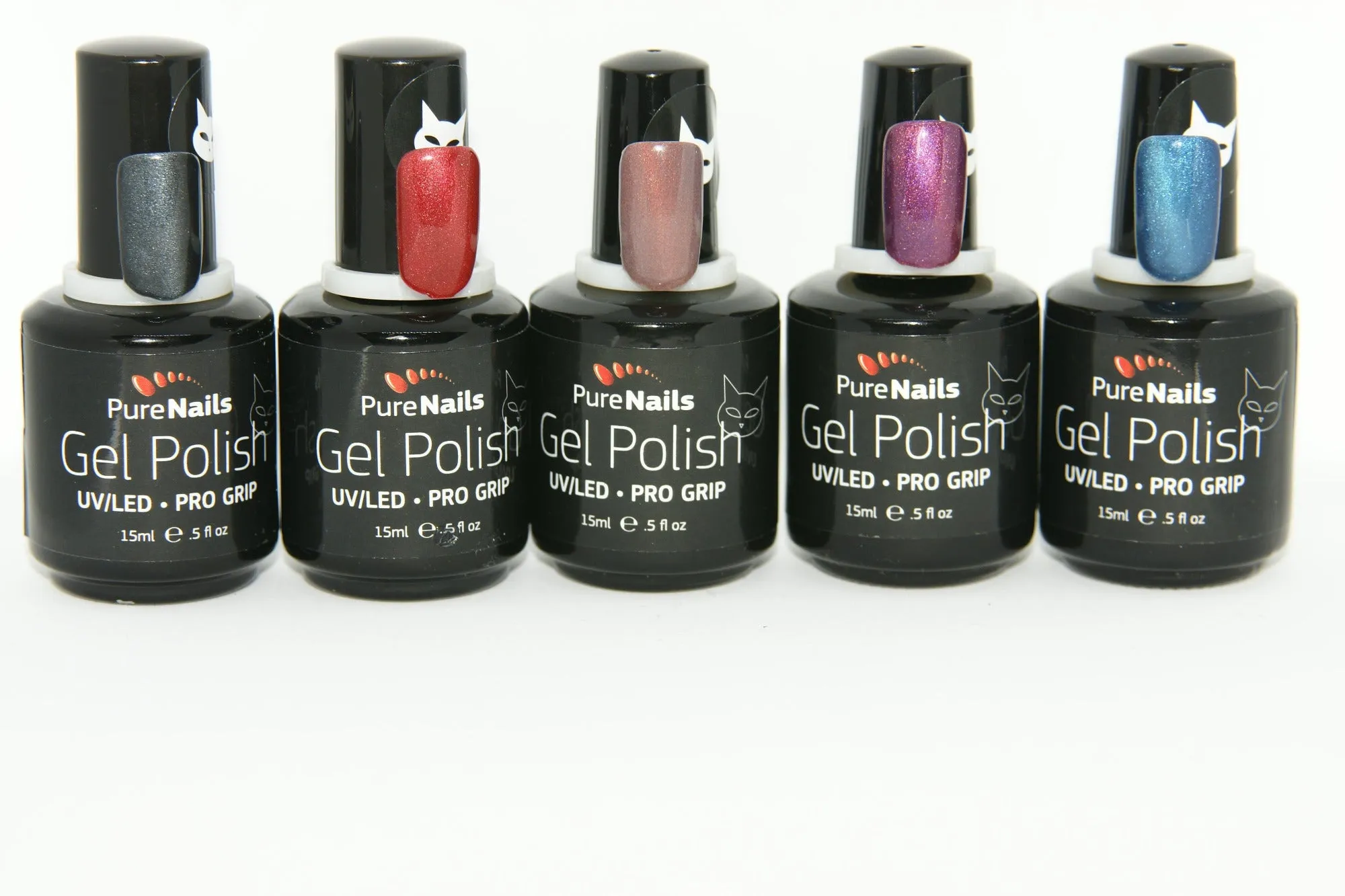 SALE! BIS Pure Nails gel polish CAT EYE, different colors, 15 ml