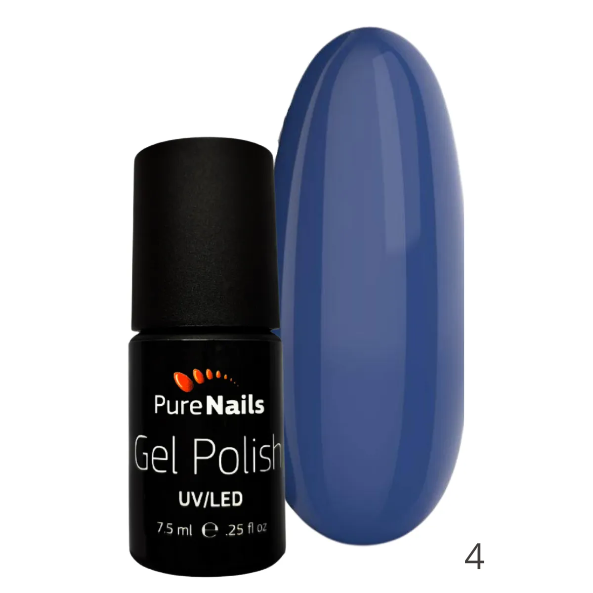 SALE! BIS Pure Nails ONE STEP gel polish 7.5 ml, BLUEBERRY 4