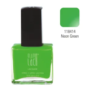 SALE! GlamLac gel effect nail lacquer polish 15 ml, 118414 NEON GREEN