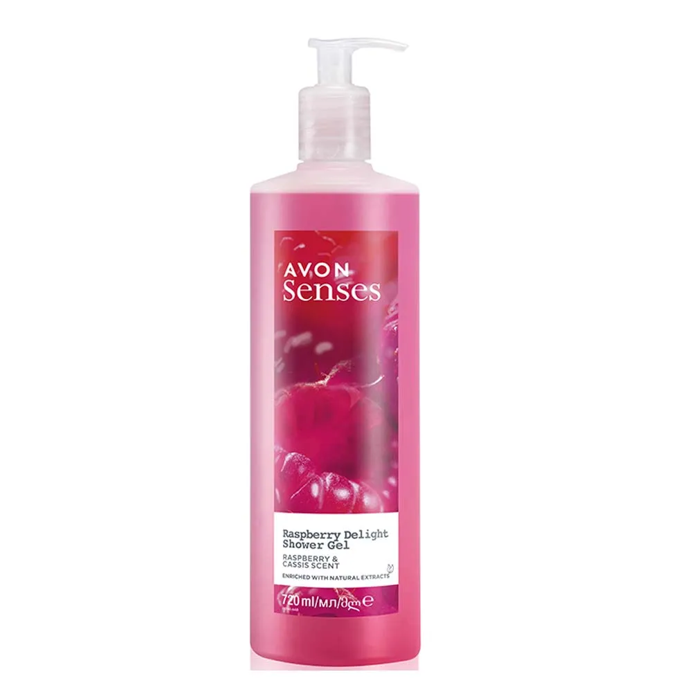 Senses Raspberry Delight Shower Gel: Raspberry & Cassis - 720ml