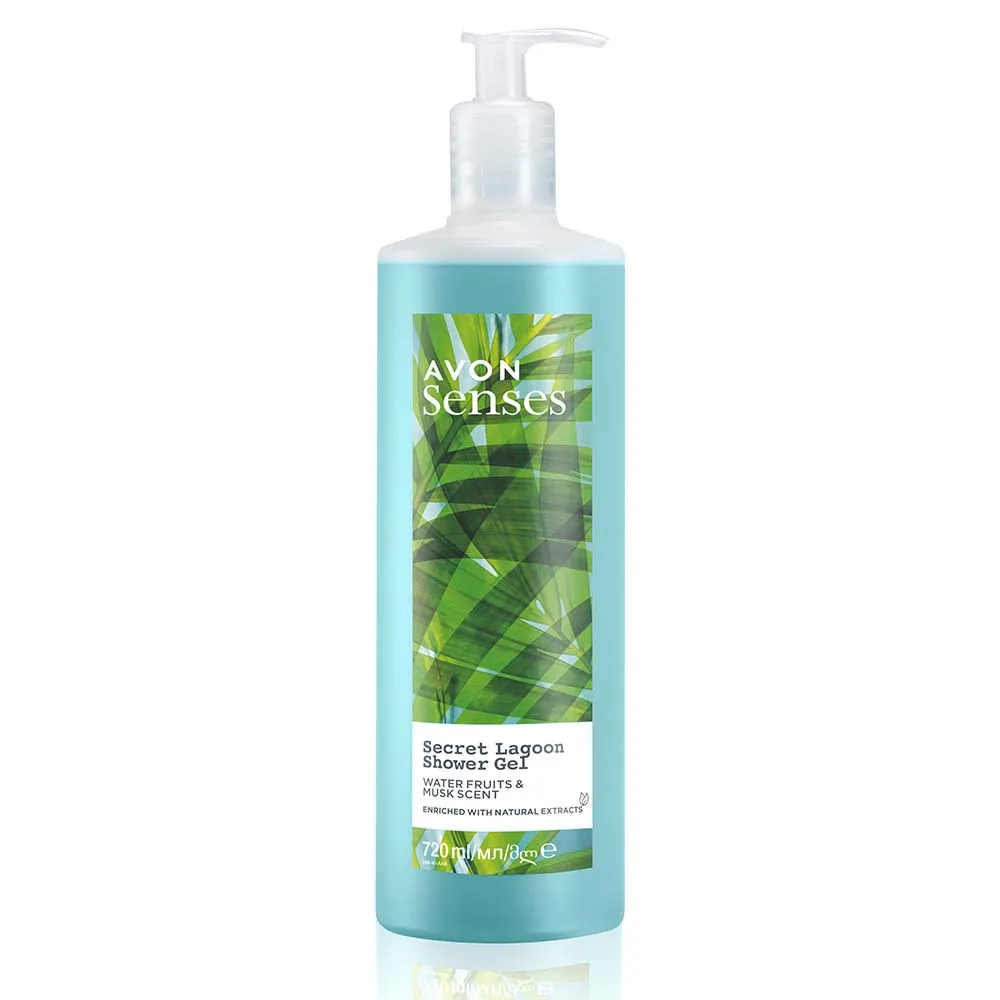 Senses Secret Lagoon Shower Gel: Water Fruits & Musk - 720ml