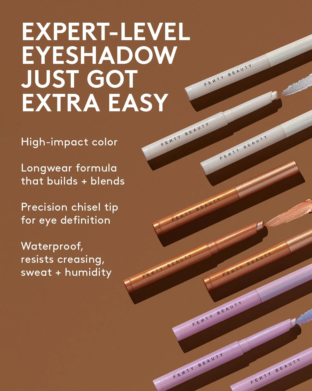 Shadowstix Longwear Eyeshadow Stick — Diamond Veil How Many Carats?! Fenty Beauty
