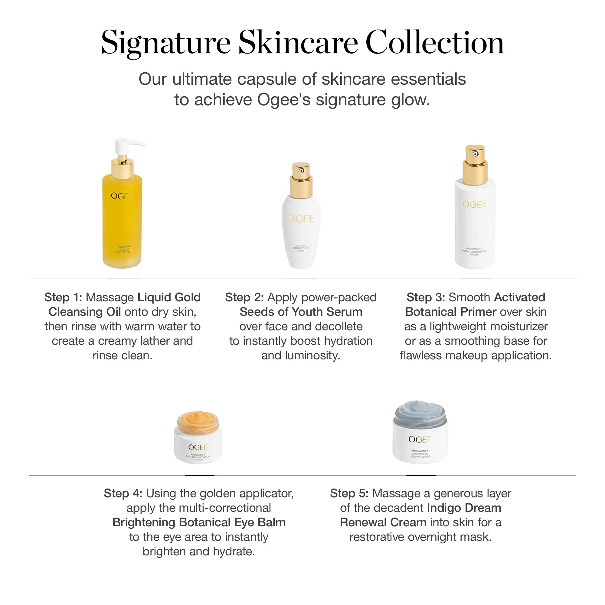 Signature Skincare Collection Ogee