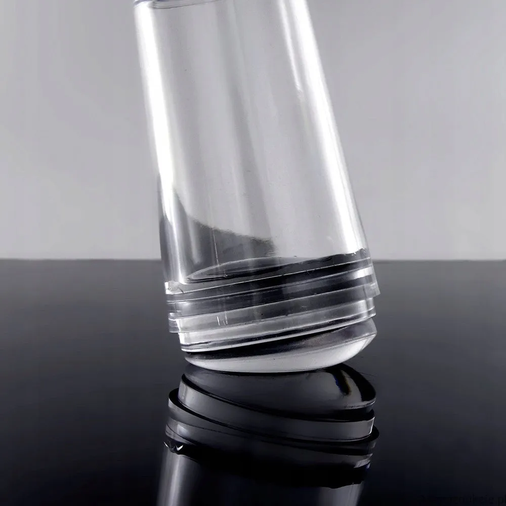 Silicone nail design stamper   scraper for Konad stamping, CLEAR