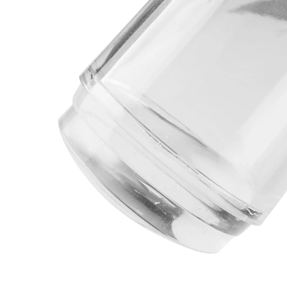 Silicone nail design XL stamper   scraper for Konad stamping, CLEAR