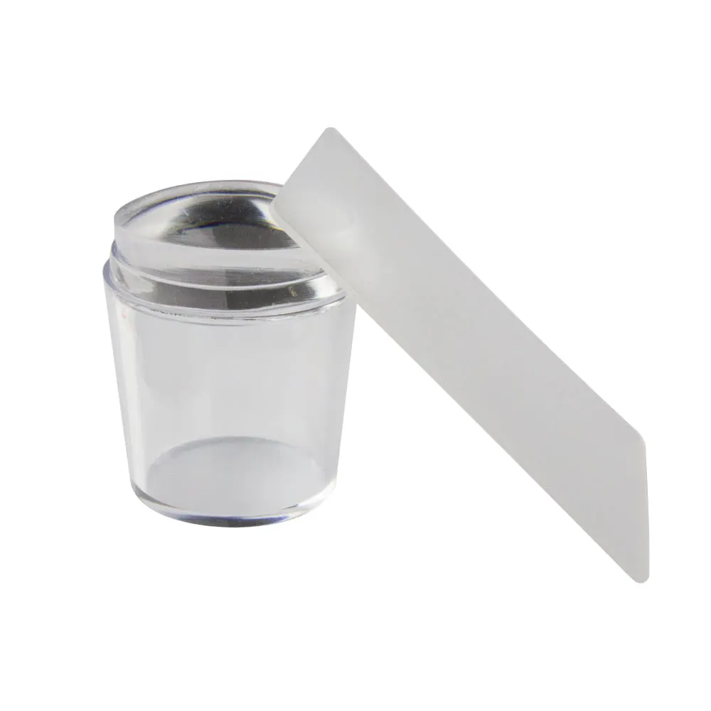 Silicone nail design XL stamper   scraper for Konad stamping, CLEAR