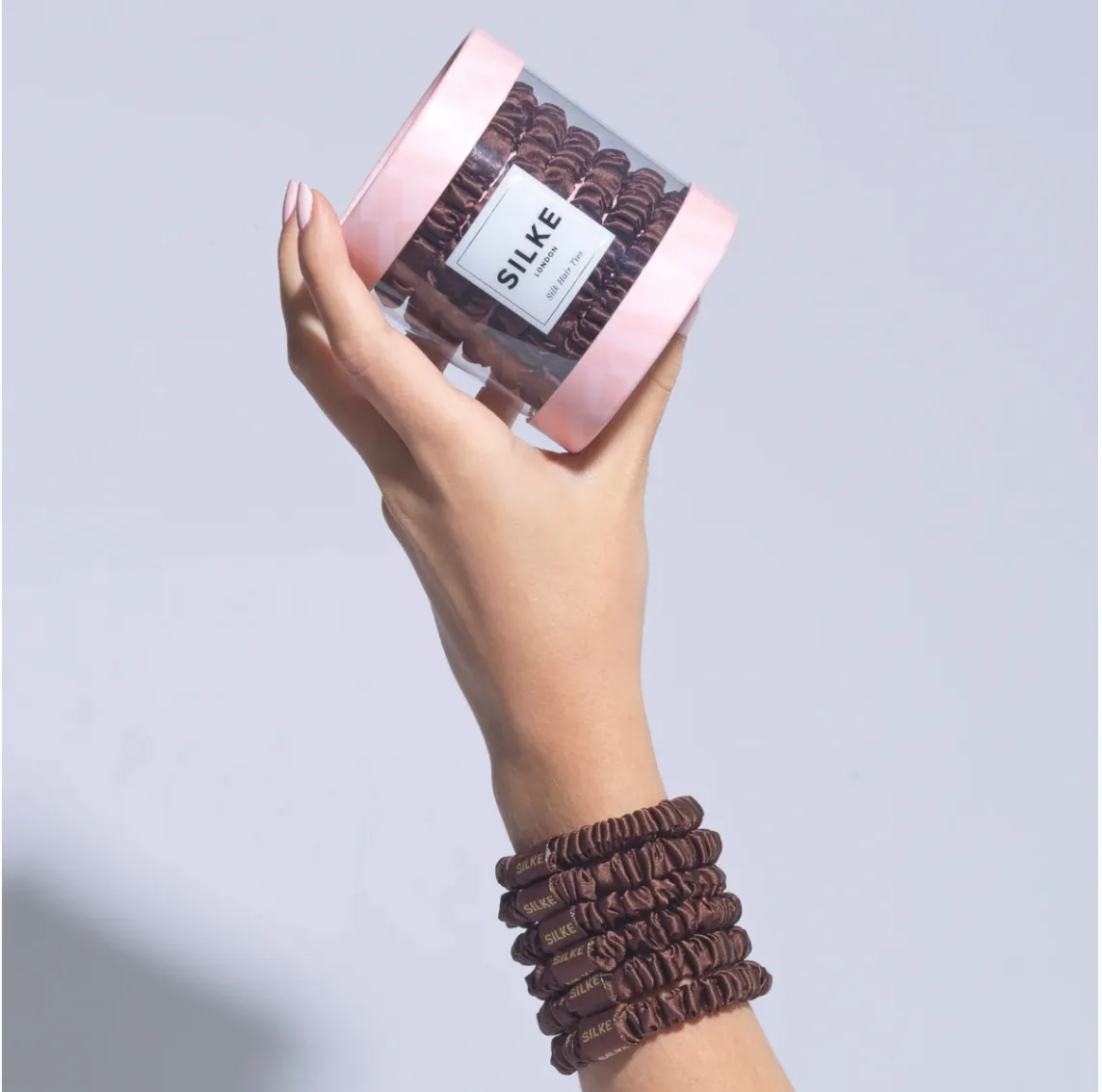 Silke London Hair Ties Brown