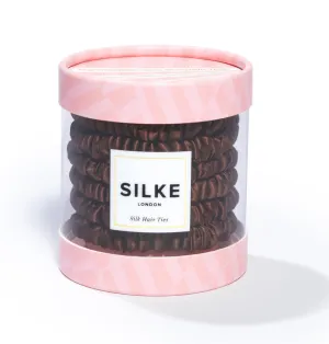 Silke London Hair Ties Brown