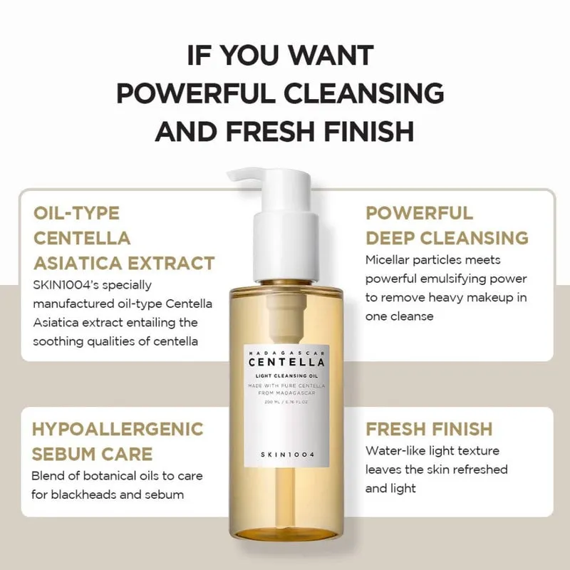 SKIN1004 CENTELLA LIGHT CLEANSING OIL