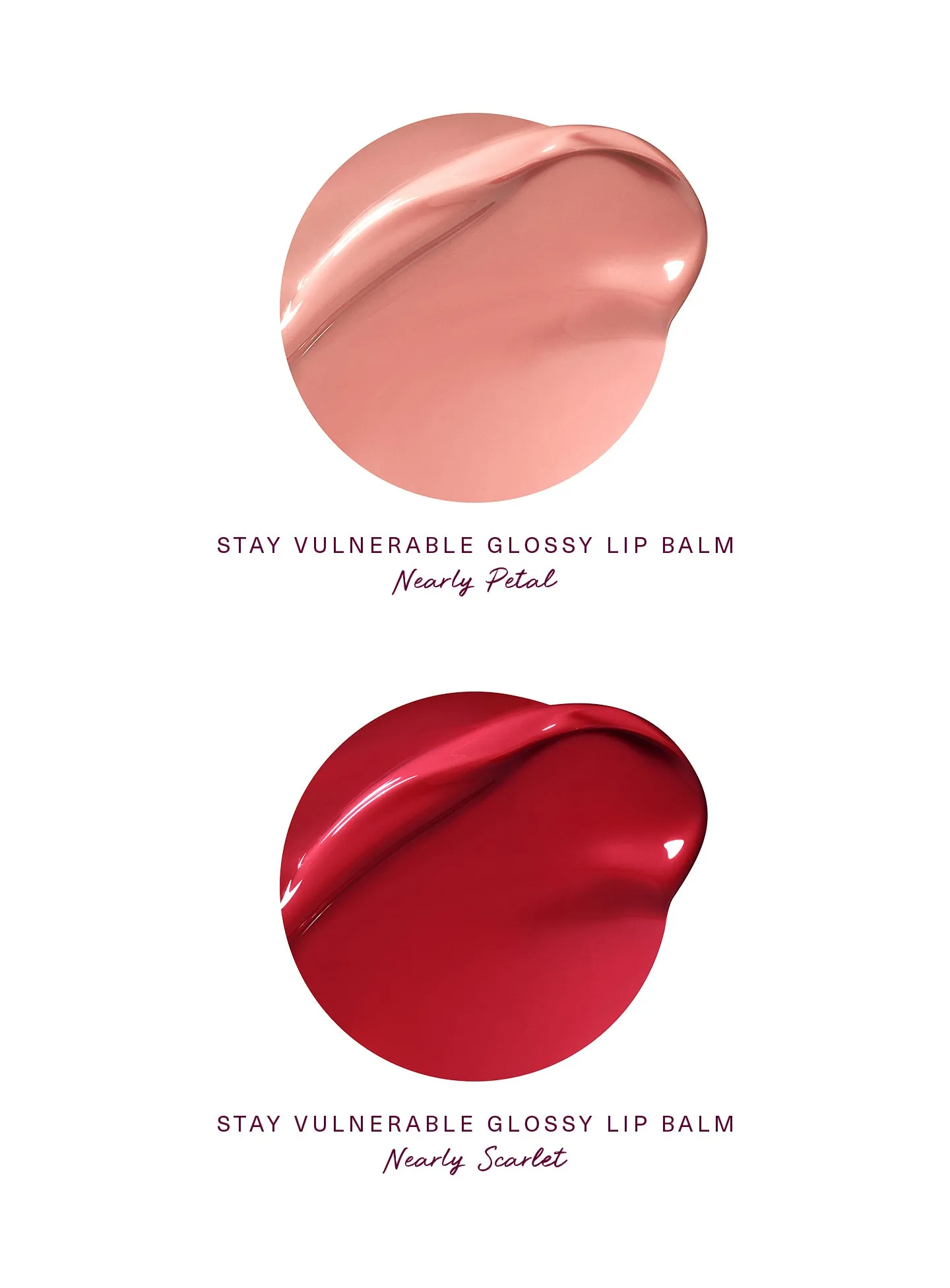 Stay Vulnerable Mini Glossy Lip Balm Duo Rare Beauty