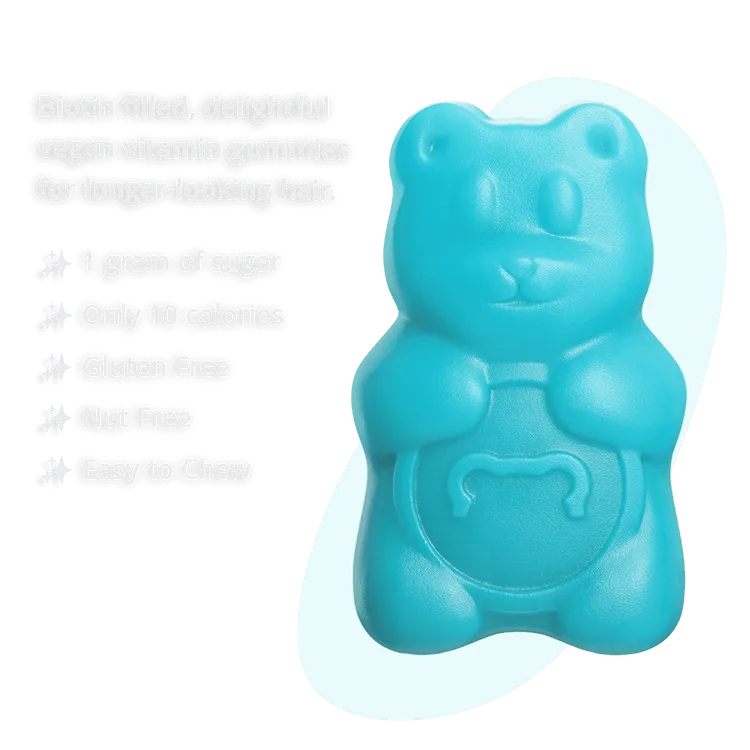 SUGARBEAR PRO HAIR TAMIN HAIR VITAMIN ( 32 GUMMIES) 1 GYMMY PER DAY NEW FORMULA