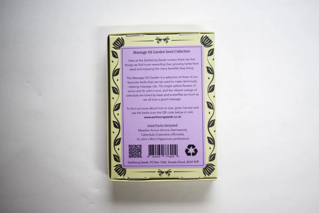 The Massage Oil Garden Seed Collection
