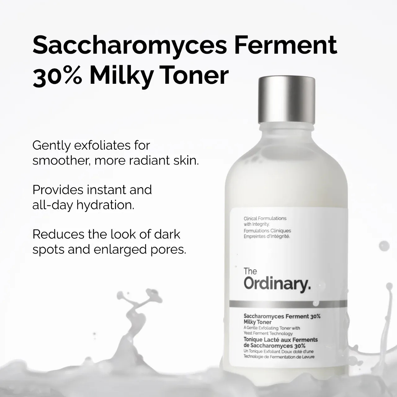 THE ORDINARY SACCHAROMYCES FERMENT 30% MILKY TONER