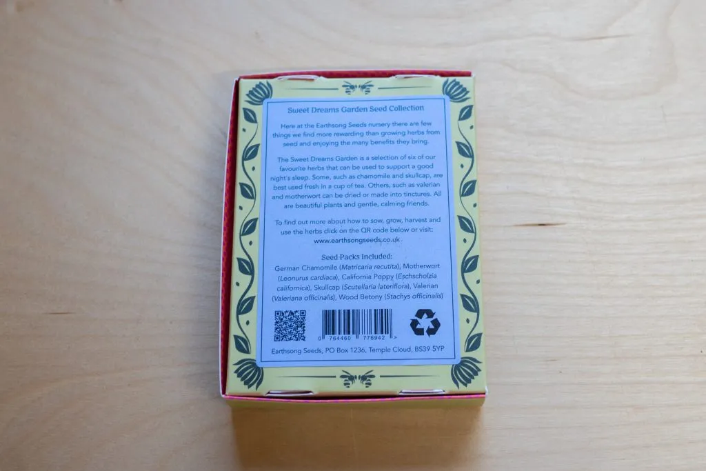 The Sweet Dreams Garden Seed Collection