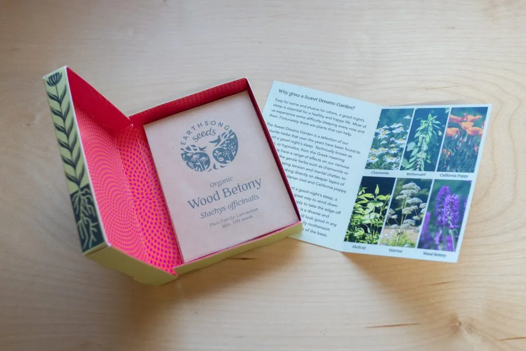 The Sweet Dreams Garden Seed Collection