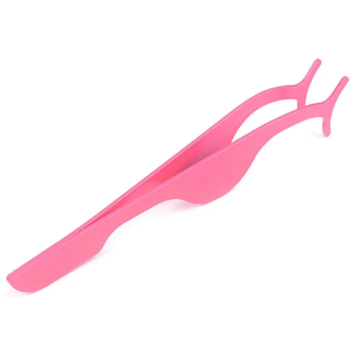 Tweezers for easy false eyelashes application, BLACK