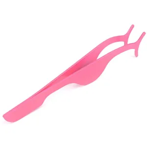 Tweezers for easy false eyelashes application, PINK