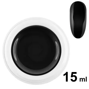 UV/LED builder gel BLACK, salon size 15ml