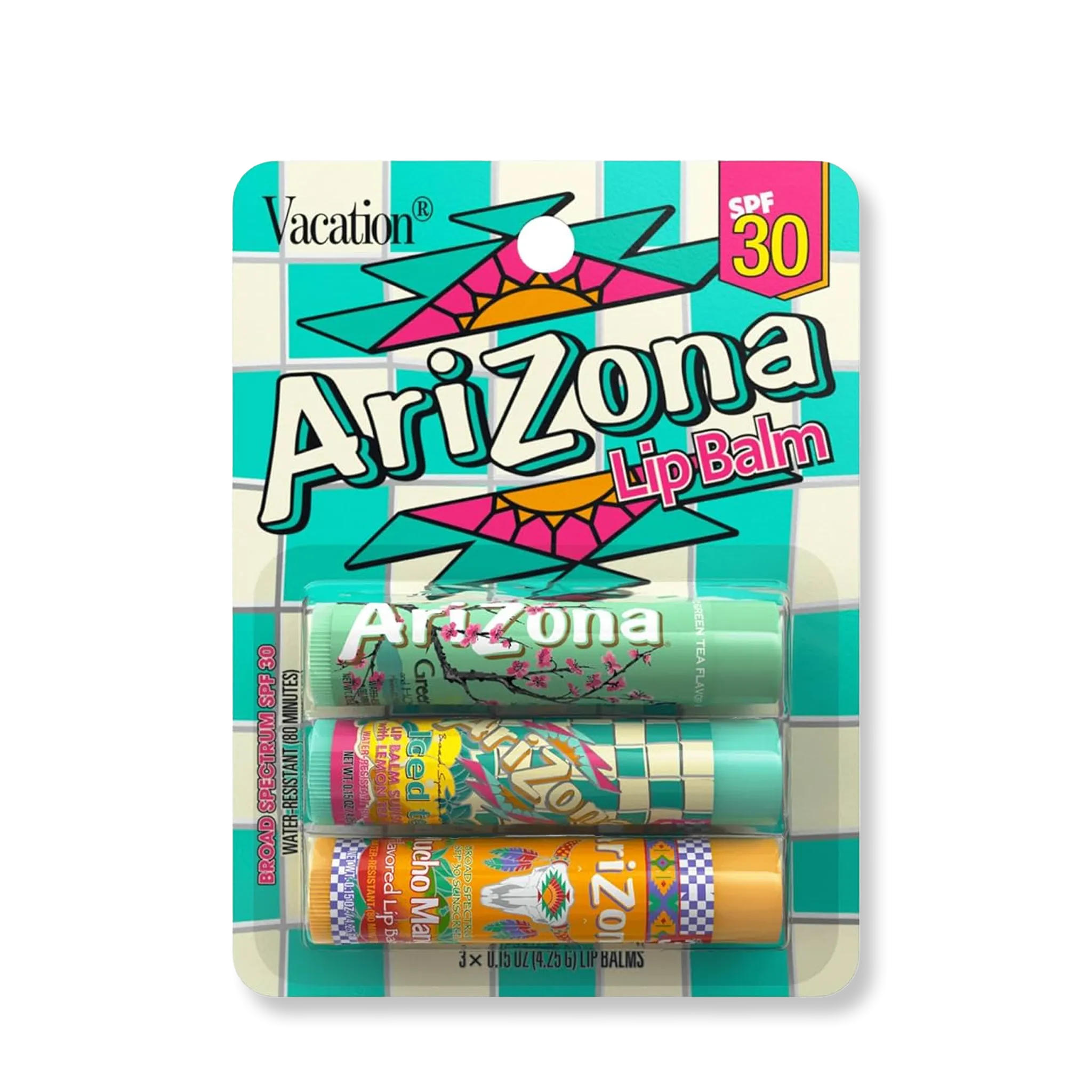 Vacation AriZona Lip Balms SPF 30