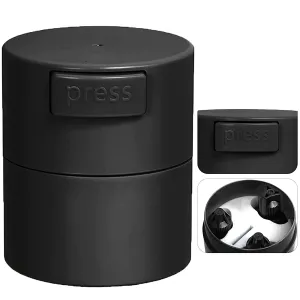 Vacum jar for eyelash adhesive glue storing, BLACK