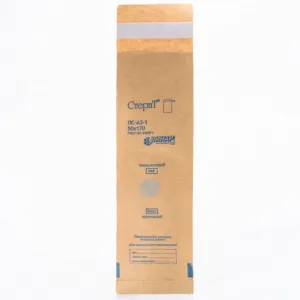 VINAR STERIT Kraft paper sterilization bags, 50x170 mm, 1 pc or 100 pcs