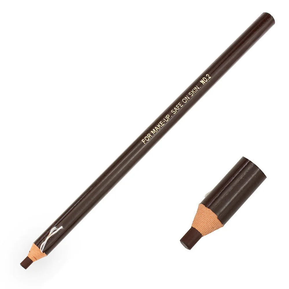 Waterproof eyebrow makeup peel off pencils self sharpening, 5 different tones